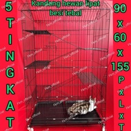 Kandang kucing Super Jumbo 5 tingkat