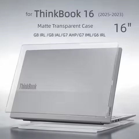 Matte Cover for 2025-2023 Lenovo ThinkBook 16 G8/G7/G6 Notebook Case Hard Transparent Shell for Thin