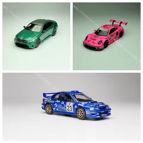 MINI GT 1074 Puma Rally1 Impreza WRC99 1078 911 GT3 R #77 M5 1/64 Diecast Model Car Limited Edition