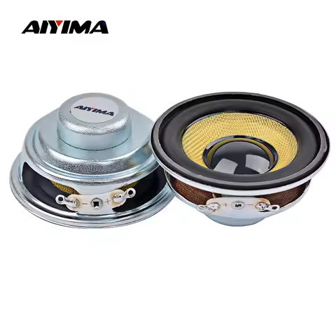 AIYIMA 2Pc Mini Audio Portable Speaker 52MM 4 8 Ohm 5W Waterproof Glassfiber Full Range Bluetooth Sp