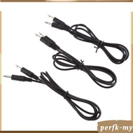 [PerfkMY] 3Pcs.5mm 1/8" AUXILIARY Cable
