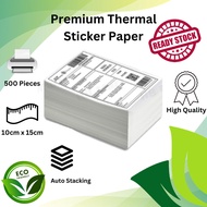 Thermal Paper Label Sticker  Airway Bill Sticker Thermal Label  A6 (4X6) (350 PCS) Sticker 100*150mm / 10*15cm