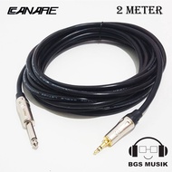 3.5mm Jack To 6.5mm Long Mono Cable 2M