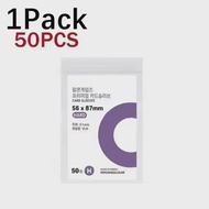 56x87mm 63.5x88mm Card Sleeves Transparent PP Kpop Card Holders Postcards Films Waterproof idol Albu