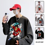 撒旦先生 馬克 七龍珠 Mr.Satan 粗針純棉落肩大學TEE 男女長袖T 台灣製原創動漫
