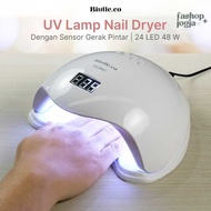 UV Lamp Nail Art Manicure Nail Lamp Dryer LCD Sensor 24 LED 48W