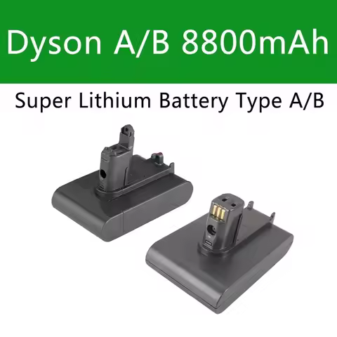 Dyson 22.2V 8800mAh Fit TypeA or B Li-ion Vacuum Battery for Dyson DC35 DC45 DC31 DC34 DC44 DC31 Ani