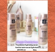 COD/ M4YB3LLIN3 Dream Satin Liquid Foundation Plus Serum/ Foundation cantik termurah warna natural/