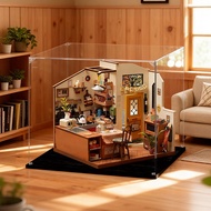 RoLife Happy Kitchen DIY House Handmade Display Box Storage Transparent 亚克力防尘盒 Kotak Penyimpanan Fig