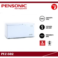 [ Delivered by Seller ] PENSONIC Chest Freezer / Refrigerator / Fridge / Peti Sejuk (500L) | PFZ-502