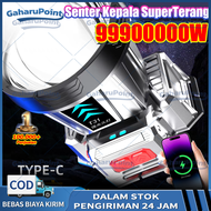 ⭐Lampu sorot kepala Menyinari 100.000 meter ⭐Senter Kepala Led Super Terang LED Headlamp 500Watt Pen