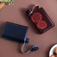 SONGGUIFA Sport Bottle, Flat Shape Plastic Water Bottle,  Large Capacity Water Cup