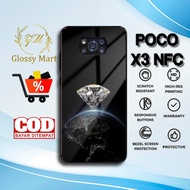 HP Latest P0C0 X3 NFS Case - P0C0 X3 NFS Casing - Diamond Motif - Premium Glossy Hardcase - P0C0 Glo