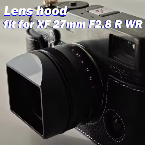 XF 27mm F2.8 R WR Second Generation Lens Square Hood for XE4 XH2 XT4 XS10 XT5 x-pro1 TTArtisan Camer