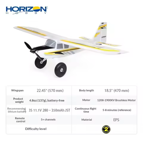 Horizon Model UMX Timber X 570mm Wingspan Fixed‑Wing RC Airplane Hobby Collectible Model For Adult A