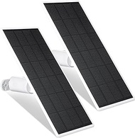 Wasserstein Solar Panel for Google Nest Cam Outdoor or Indoor, Battery - 2.5W Solar Power - Made for Google Nest (2-Pack)