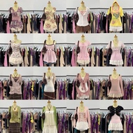 Coquette, Vintage, Y2K, Dainty, Milkmaid, Grunge, Babydoll, Leopard Top / Skirt, Axes Femme