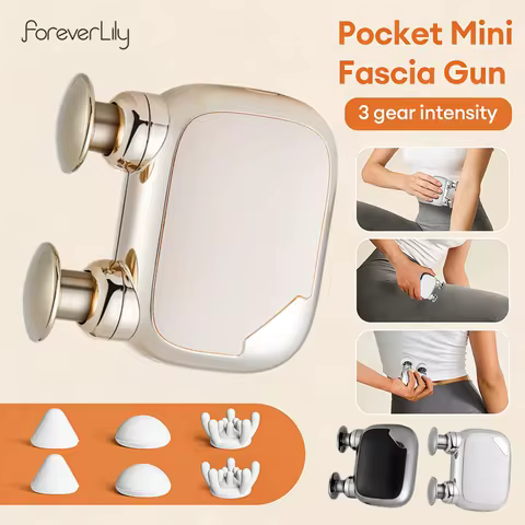 High Frequency Vibration Fascia Gun Portable Electric Massage Gun Mini Body Massage Gun Muscle Relax