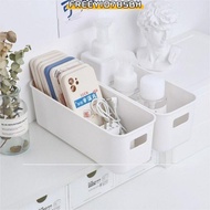 FREEYIO785BH Kitchen Organizer Bin, Large Capacity Coverless Desktop Storage Box, Stackable Organize