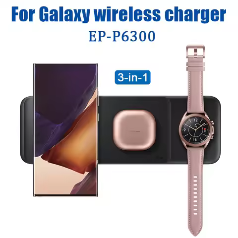 Fast Wireless Charging Charger 3-in-1 Pad for Samsung Galaxy S23 S22 S21 Ultra S10+ Note20 Z Fold Fl