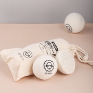 JGYBI Cute Sheep Pattern 7 cm with Storage Bag Household Prevent Winding Moisture Absorb Clothes Softener Wool Drying Ball Dryer Balls Laundry Products Washing Machine accessories