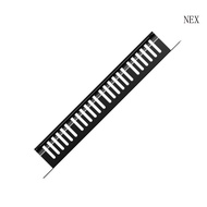 NEX Enterprise 1U Rack Cable Organizers 19in 24 Position 48 Port Cold Rolled Steel Networking Compon