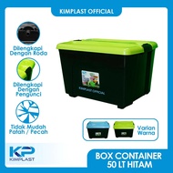 Kimpast 50 Liter Black Container Box