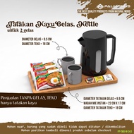 343 Palmpinus | Coasters Room Trays Hotel/s, Tea Cups, Coffee/s | Wooden Tray | 50 cm x 26 cm x 1.8 