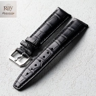 High-end crocodile leather watch strap Fashion Men's Watch Strap 20MM 21MM 22MM Black Watch Accessor