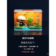 Desktop Fish Tank Landscaping Full Set Fairy Tale Series Fresh Style Ornaments Set Aquarium Rockery 