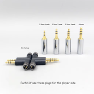 (Kitchen supplies) 24k Shield Gold 7n Pure 99% Silver Graphene Earphone Cable For Sennheiser HD800 H