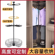 Multifunctional Corner Wardrobe Basket Pants Rack360Degree my Rotating Hanger Hardware for Wardrobe 