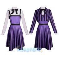Enid Sinclair Little Wolf Girl Purple Stripe School Uniform - Women's JK Halloween Costume