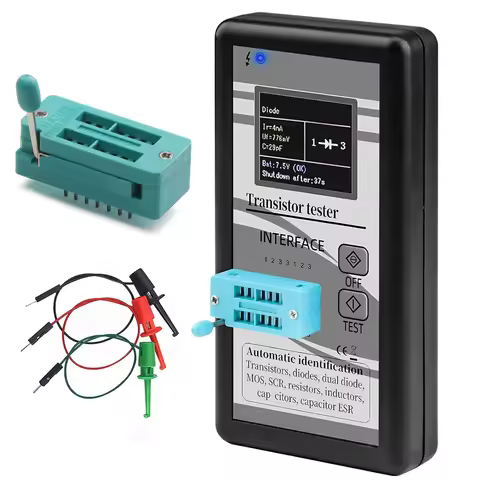 Transistor Tester LCR Meter Transistor Capacitor Tester M328 NPN PNP Transistor Diode Resistor Induc