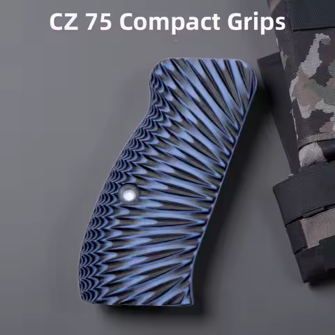 Guuun G10 CZ 75 Compact Grips Sunburst Texture fit CZ P-01, CZ 75 D PCR Compact