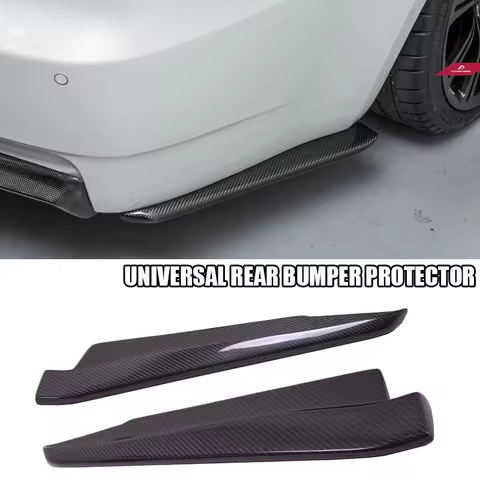 Universal Car Rear Bumper Spoiler Diffuser Splitter Scratch Protector For BMW X5 E70 E90 E92 F20 Gol