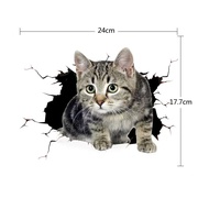 Creative and personalized 3D 3D cat stickers