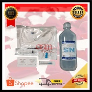 IV DRIP SET 500ML GREEN BUTTERFLY NEEDLE 21G