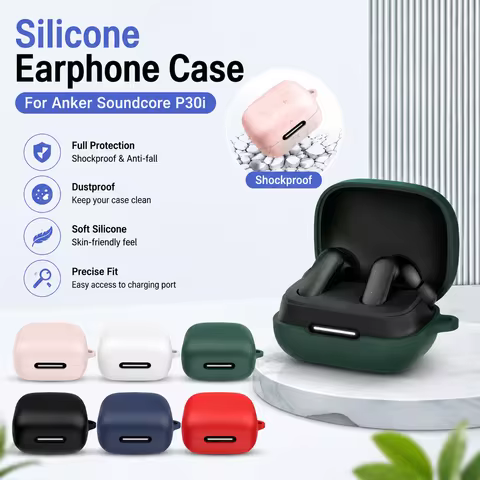 Earphone Silicone Case For Anker Soundcore P30i Soft Shell Protector Cover For Anker Soundcore P30i 