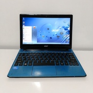Notebook Acer Aspire One Blue ram 2gb /320gb bekas second