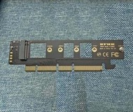 (讓伺服器也能在PCIE上使用NVME_SSD)PCI-E4.0_NVME_M.2擴充卡(22110長度_Server)