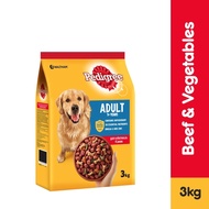 PEDIGREE Dog Dry Food - Beef &amp; Vegetable Flavour (3kg)
