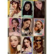 Aespa official photocard karina giselle ningning winter