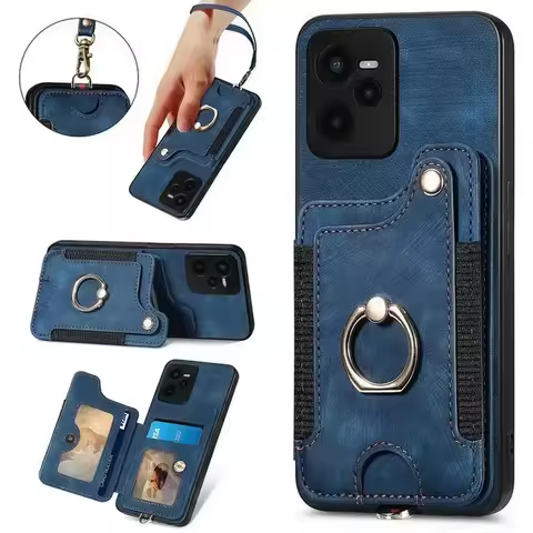 For OPPO A80 A98 A79 A78 A58 A38 A18 5G 4G RFID Leather Wallet Case For OPPO A98 A79 A78 A58 A38 A18