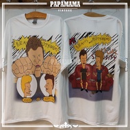 [ Beavis And Butthead ] | MTV tag GILDAN แท้ เสื้อการ์ตูน DTG ดิจิตอลปรินท์ papamama vintage shirt เ