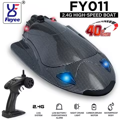 FAYEE FY011 2.4G High Speed Turbojet Speedboat 40KM/h 120-150M RC Distance 7.4V 2000mAh 390 Brushed