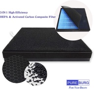 PUREBURG Repment True HEPA Filter Kit Compatible with Okaysou Airmax 10L Pro & Aiibot Aiibot-A300 al
