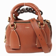 Chloe 牛皮皮革Daria Small金扣手挽肩背兩用袋