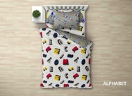 Sprei All New My love uk. 100/120x200 t.30cm motif Alphabet (Tanpa Bedcover nya y say)
