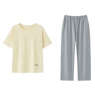 pyjamas pyjamas women Women's Modal Pyjama Set - Loose Summer Shirt & Pant Loungewear